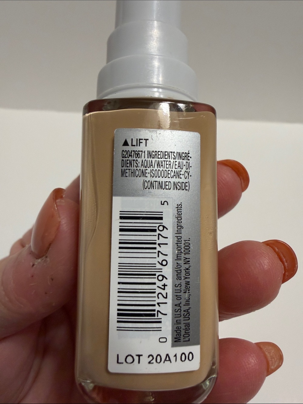 L'Oreal True Match Foundation N3 Neutral Light Medium - Beige Bottle - Picture 2 of 3